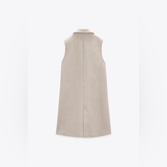 ZARA LONG WAISTCOAT - Picture 9 of 16
